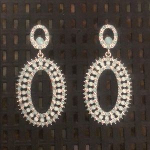 Oval Dangle Earrings